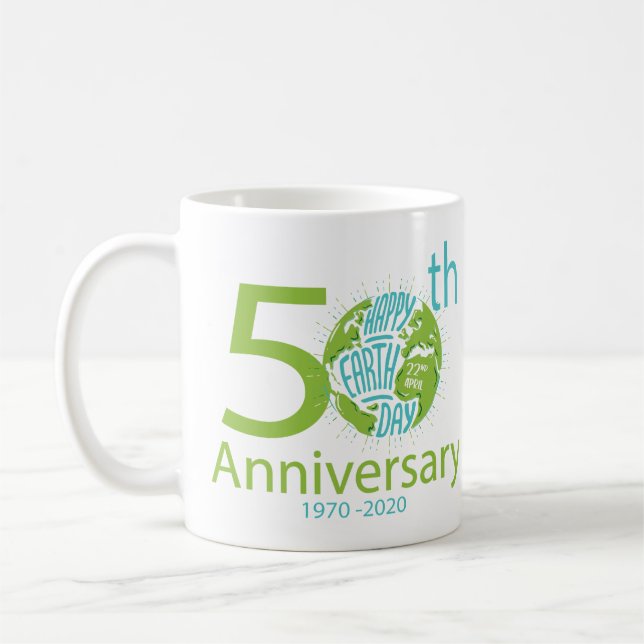 Earth Day 50th Anniversary Coffee Mug (Left)