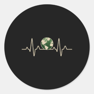 Earth Day 5 Classic Round Sticker