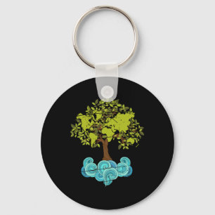 Earth Day 7 Key Ring