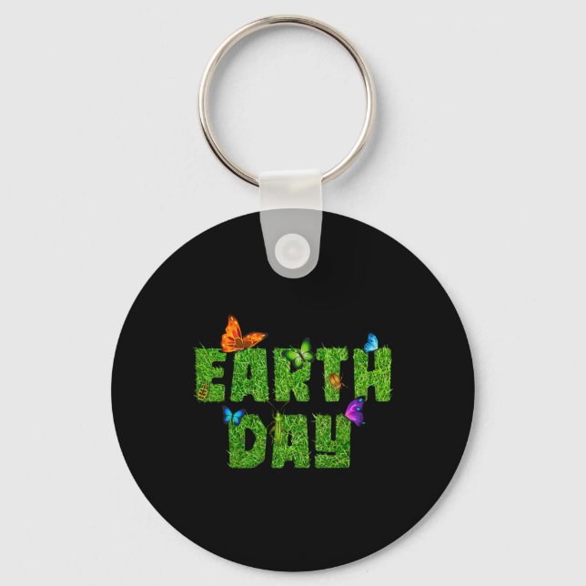 Earth Day 9  Key Ring (Front)