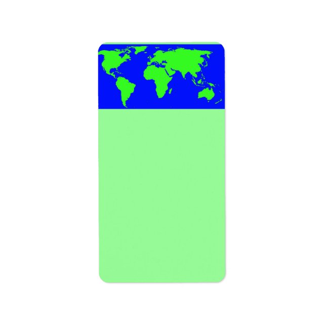 Earth Day  Address Label (Front)