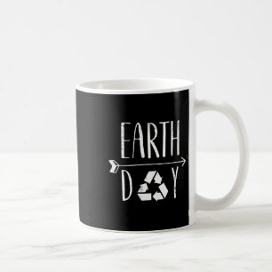 Earth Day Anniversary Cute Vintage Recycling Coffee Mug