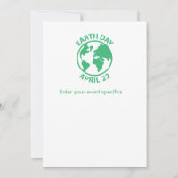 Earth Day, April 22