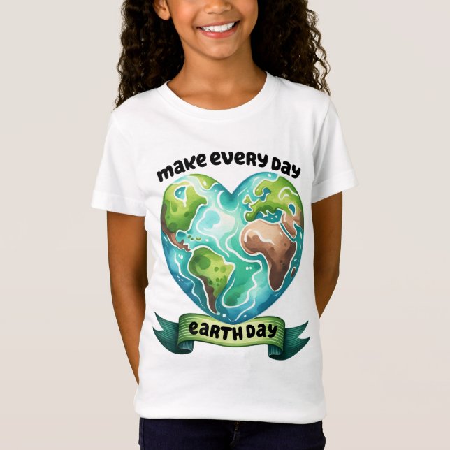 Earth Day April 22 Recycle Save The Environment T-Shirt (Front)
