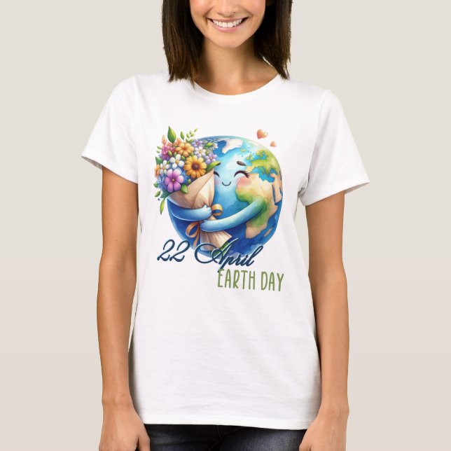 Earth Day April 22 Recycle Save The Environment T-Shirt (Front)