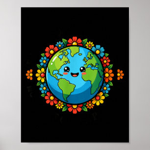Earth day be part of the solution environmental poster