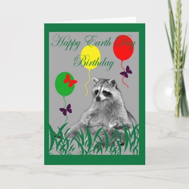 earth day birthday card (Front)