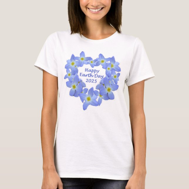 Earth Day Bluets T-Shirt (Front)