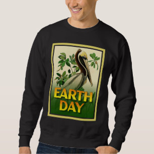 Earth Day Brown Pelican Bird    Set 1 Sweatshirt