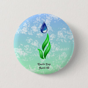 Earth Day Button