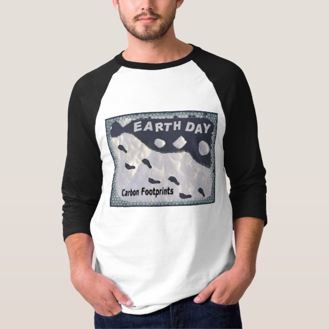 Earth Day - Carbon Footprints T-Shirt (Front)