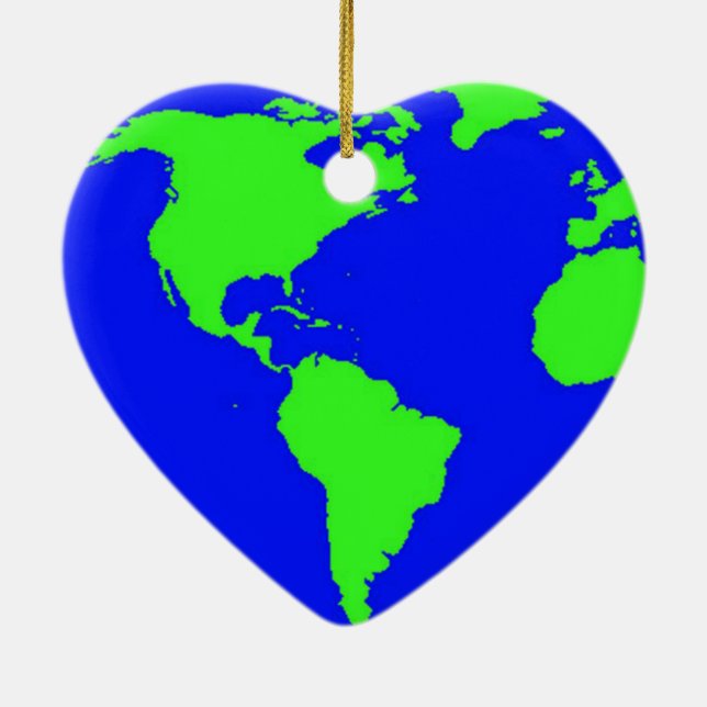 Earth Day Ceramic Tree Decoration (Back)