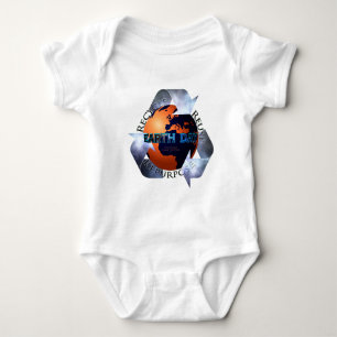 Earth Day Change The World Baby Bodysuit