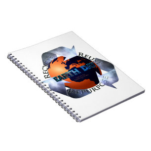 Earth Day Change The World Spiral Notebook