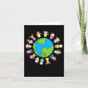 Earth Day Children Around The World Environmentali Card