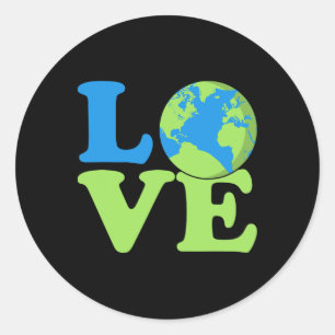 Earth Day Environment Friendly Ecology Environment Classic Round Sticker