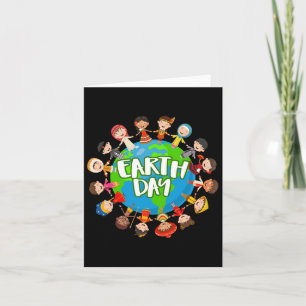 Earth Day Environmental Nature Planet Mens And Wom Card
