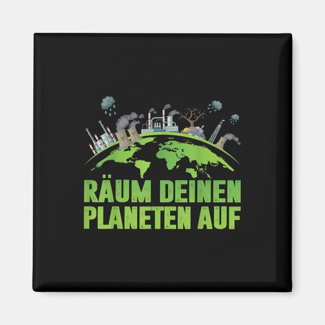 Earth Day Environmental Protection Activist Activi Magnet (Front)