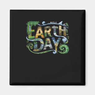 Earth Day Environmental Protection Save Tree And A Magnet