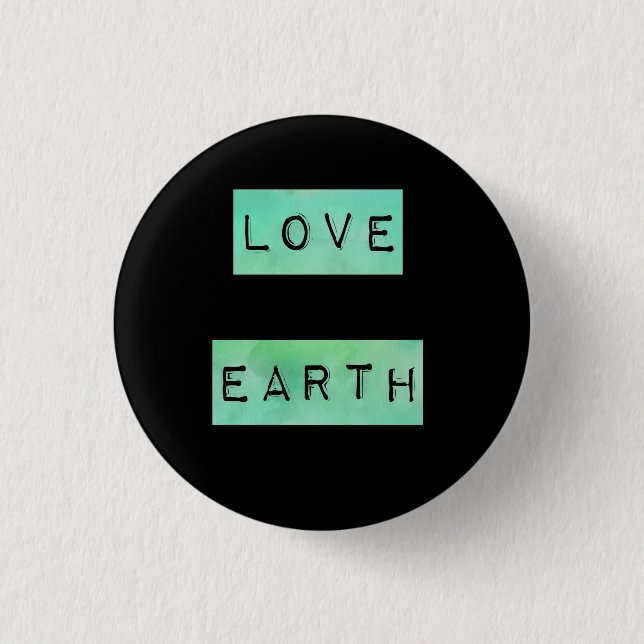 Earth Day Environmentalist Eco Gift 3 Cm Round Badge (Front)