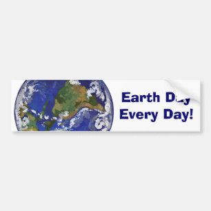 Earth Day Every Day Bumper Sticker