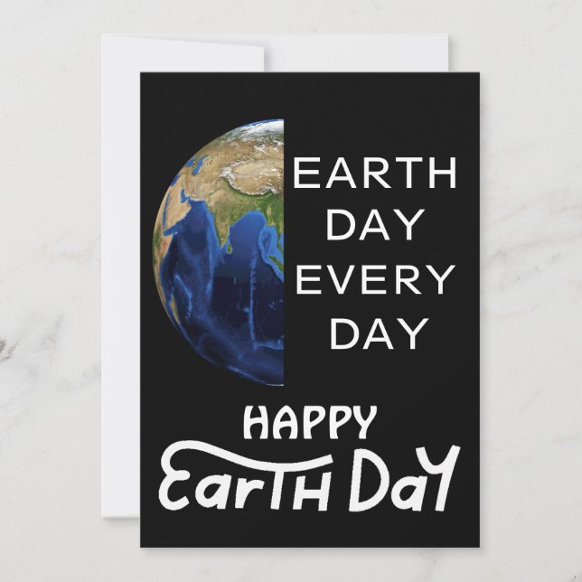 earth day every day, go green, Save Our Planet (Front)