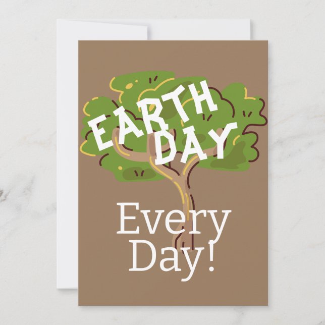 earth day every day, go green, Save Our Planet (Front)