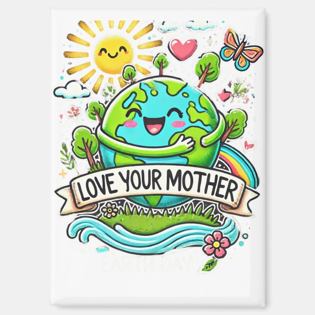 Earth Day Every Day Magnet (Front)