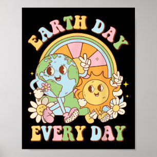 Earth Day Every Day Planet Environmental Earth Day Poster