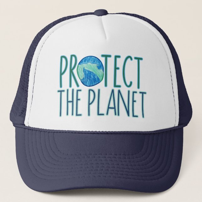 Earth Day Every Day Protect the Planet             Trucker Hat (Front)