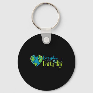 Earth Day Every Day Rainbow Make The Earth Green A Key Ring