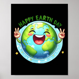Earth Day Every Day Retro Vintage Men Women Kids N Poster