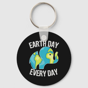 Earth Day Every Day Shirt Vintage Earth Day  Key Ring