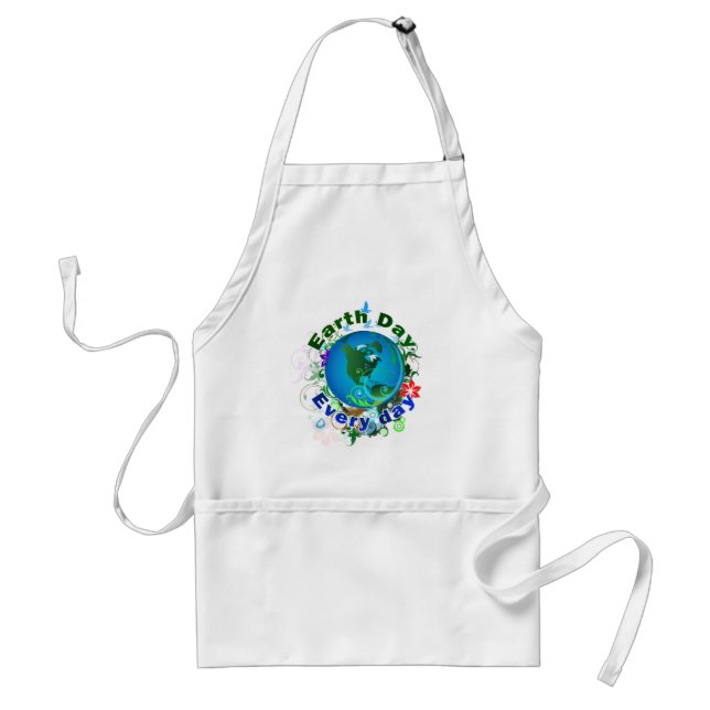 Earth Day Every Day Standard Apron (Front)