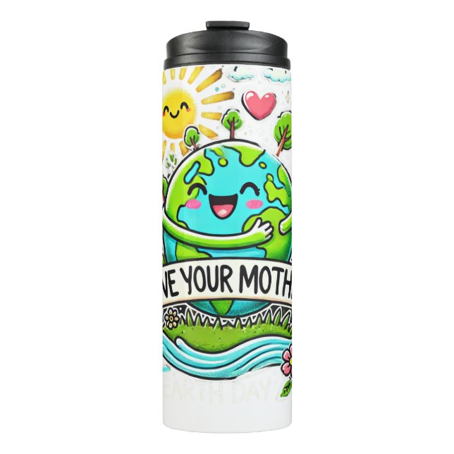 Earth Day Every Day Thermal Tumbler (Front)
