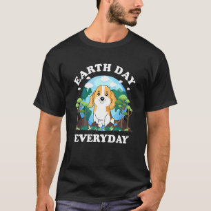 Earth Day Everyday Beagle Dog Peace Love Planet An T-Shirt