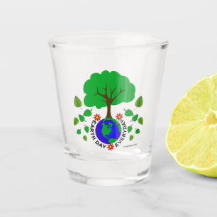 Earth Day Everyday Design Shot Glass