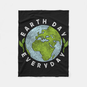 Earth Day Everyday Earth Day 3 Fleece Blanket