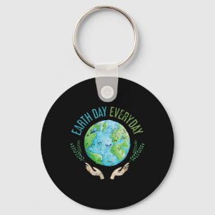 Earth Day Everyday Earth Day 4  Key Ring