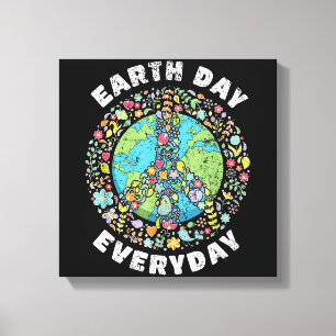 Earth Day Everyday Earth Day Canvas Print
