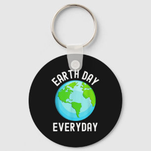 Earth Day Everyday Earth  Key Ring