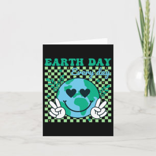 Earth Day Everyday Environment Kids Girls Boys Tea Card