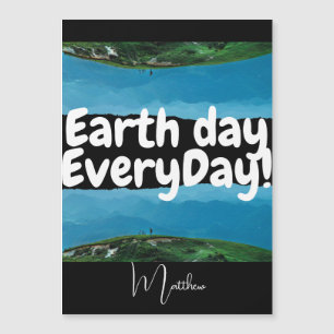 earth day everyday, go green, elegant art science