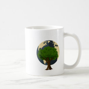 Earth Day Everyday Go Green Elegant Art Science T Coffee Mug