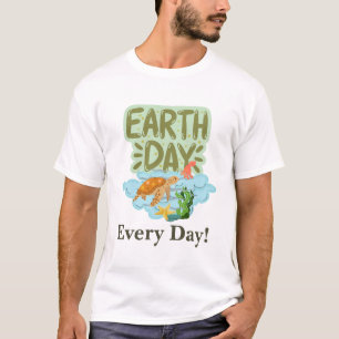 earth day everyday, go green, Save Our Planet Post T-Shirt