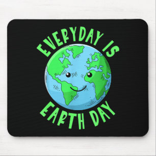 Earth Day Everyday Kids Save Earth Save Planet Mouse Pad