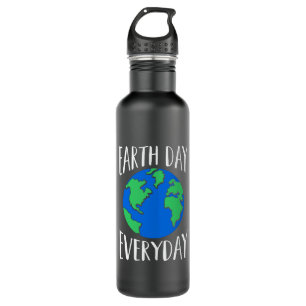 Earth Day Everyday Protect the Environment 710 Ml Water Bottle