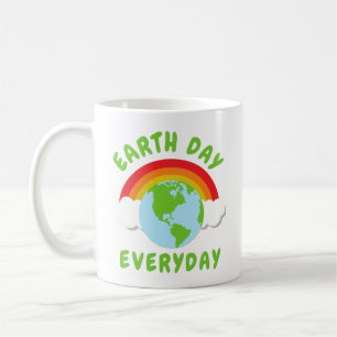 Earth Day Everyday Rainbow Coffee Mug