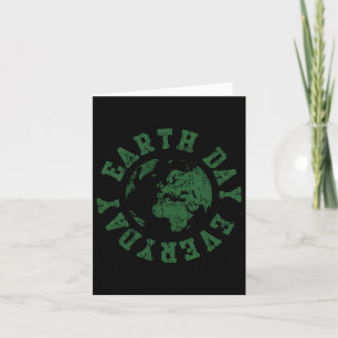 Earth Day Everyday Retro Environmental Card