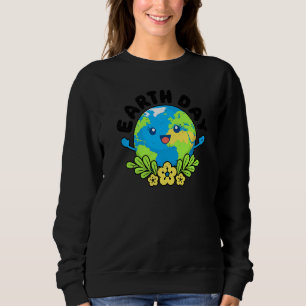 Earth Day Everyday Retro Vintage Planet Environmen Sweatshirt